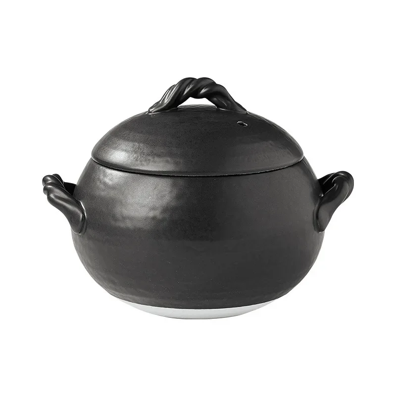

Classic pot High temperature resistant household pot Rice soup Black chestnut casserole