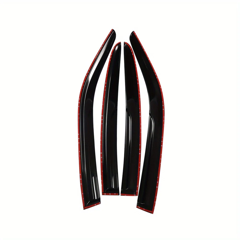 Window Visor Replacement for 2011-2020 Dodge Charger Slim Style Acrylic Black Sun Rain Guards Cover 2012 2013 2014 2015 2016