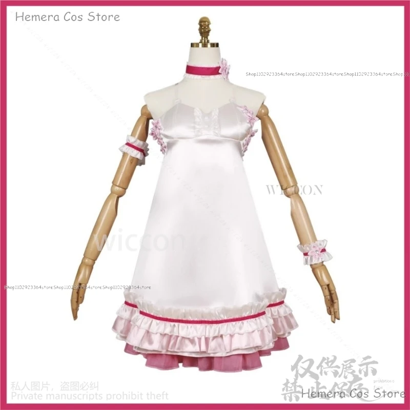 Anime Game Yosuga No Sora Cosplay Kasugano Sora Costume Princess Skirt Pink Evening Dress Lolita Adult Woman Sexy Cos Customized