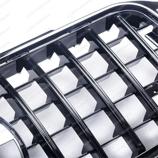 For Mercedes G Class W464 2019-2023 Front Bumper Grille Replacement OEM Upgrade to  GT Style Mesh Black Auto Styling