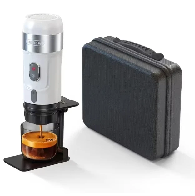

Портативная мини-эспрессо-машина 12 В, ручная 3-в-1, холодный, горячий кофе, пивоварка, адаптер для кафе, автомобильный зарядный кабель, источник электропитания