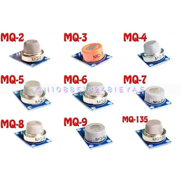 MQ Series Kit MQ-2~ MQ-135 9 Gas Sensor Modules MQ-2/3/4/5/6/7/8/9