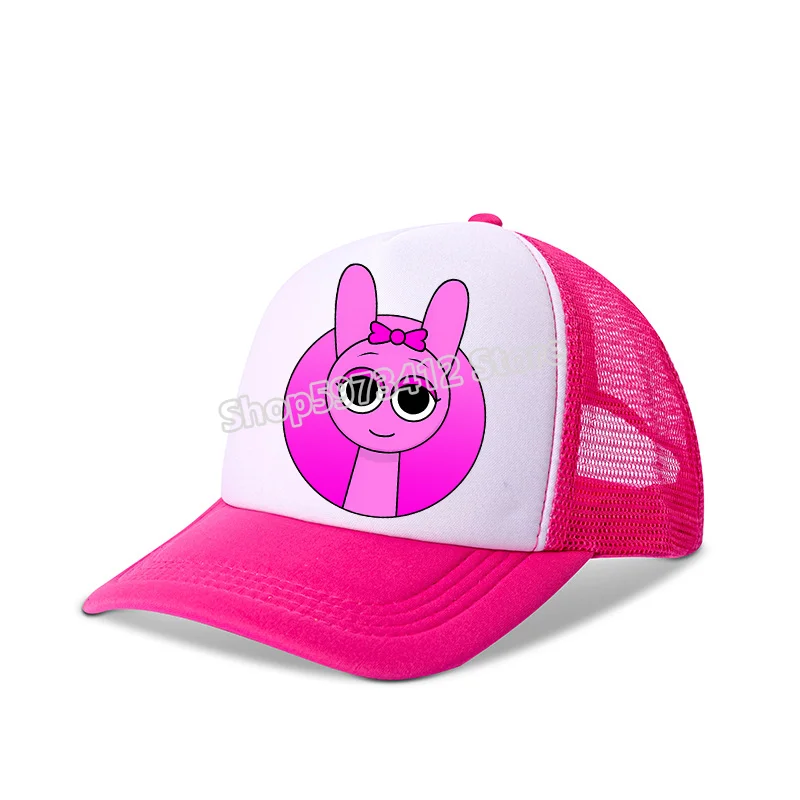 Game Sprunki Kids Baseball Caps Boys Casual Hats Cartoon Children Sports Sun Hat Adjustable Peaked Cap Bonnet Girl Birthday Gift