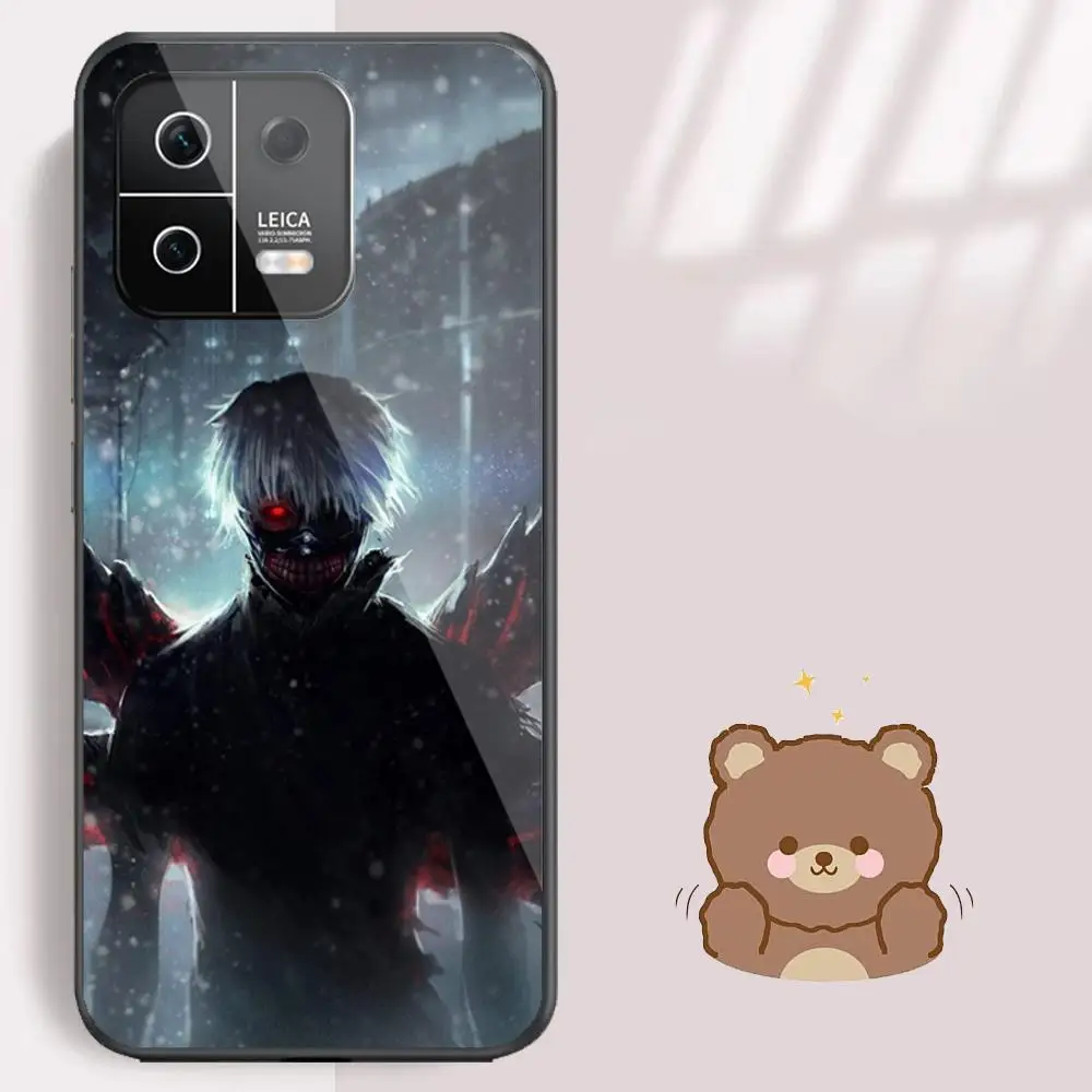 T_tokyo G_ghoul Phone Case For Xiaomi 14 Ultra 14 13T 13Pro 13 12T 12 11T 11i 11 Black Glass case