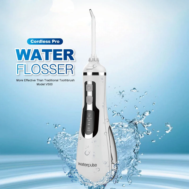 

Portable USB Rechargeable Oral Irrigator Dental Water Jet Flosser Teeth Cleaning Waterproof Floss Teeth Cleaner For Oral Care