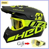 Casco De motocicleta profesional para Motocross todoterreno, casco protector para niños, casco todoterreno, gafas De regalo