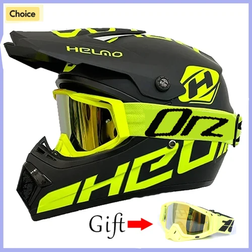 Casco De motocicleta profesional para Motocross todoterreno, casco protector para niños, casco todoterreno, gafas De regalo