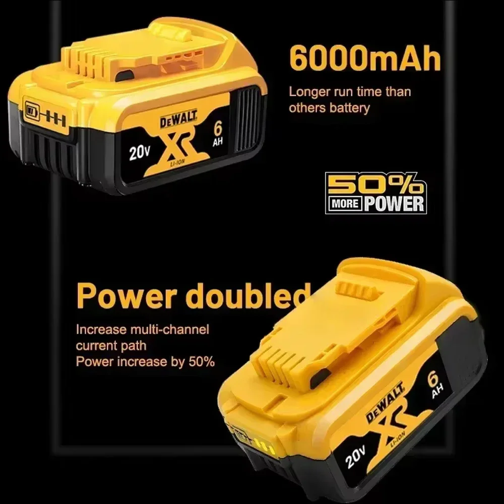 

Original DeWalt 6Ah/5Ah/2Ah 20V battery replaceable DCD887 DCD805 DCF860 Dcd796 DCG406 DCF880 DCF512 DCD805 power tools battery