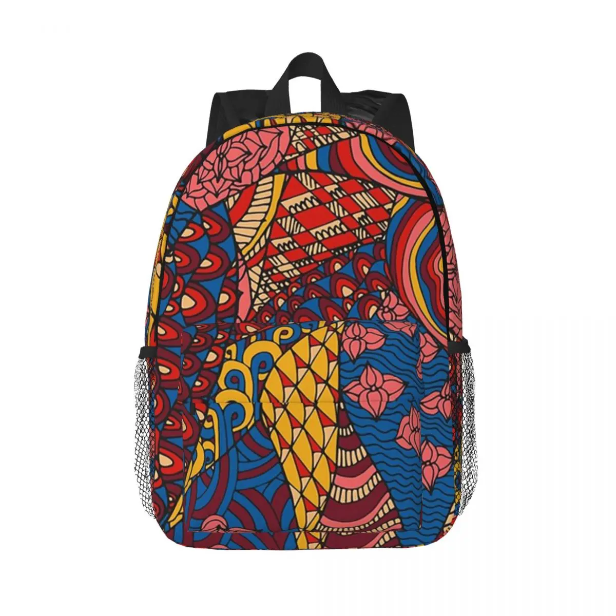 60s Hippie Psychedelic Backpacks Boys Girls Bookbag Fashion Children School Bags Laptop Rucksack Shoulder Bag Large Capacity