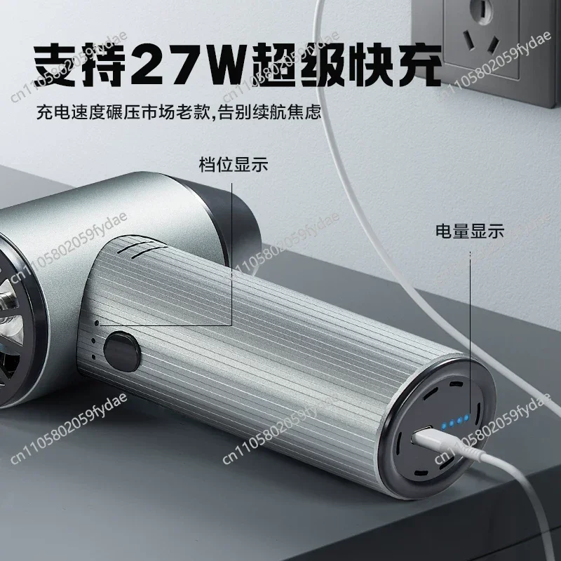 

Handheld Fan with 40MM Pure Copper Brushless Motor Extra-Large Airflow Dust Removal Electric Blower Portable High-Power