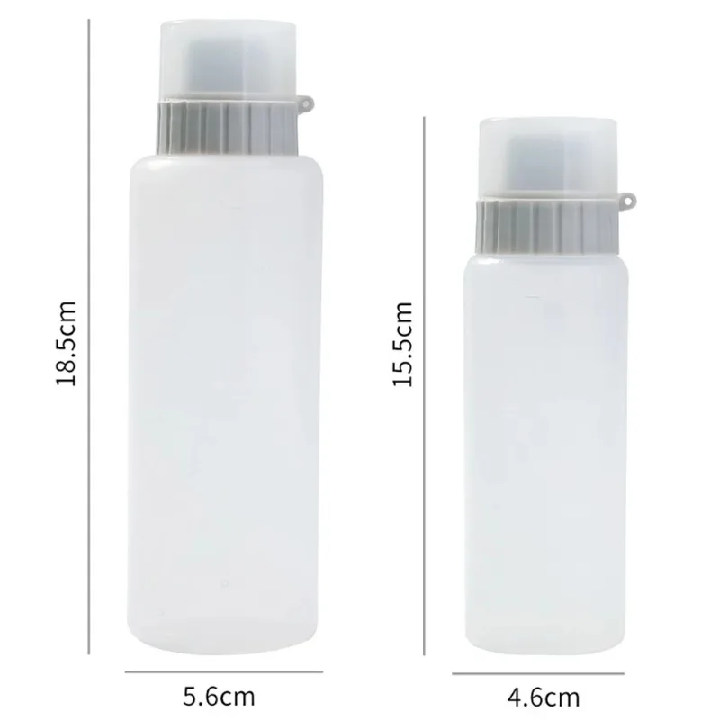 350ml 5 Holes Condiment Squeeze Bottle Kitchen Ketchup Mustard Bottle Clear Mayonnaise Honey Dispenser Sauce Storage Container