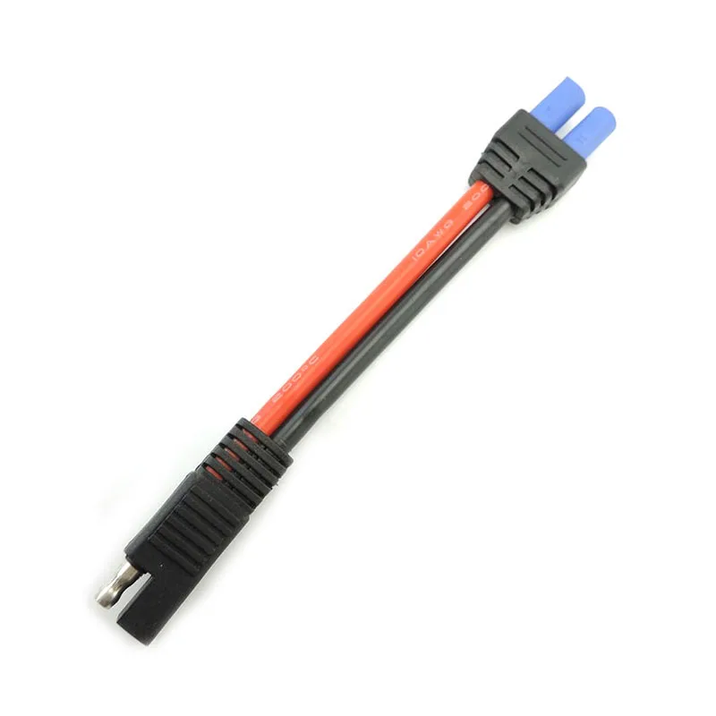 10AWG Copper Thick For SAE power Adapter connector Cable SAE Plug Wire To EC5 Female Power Cord Battery Solar panel Cable t1