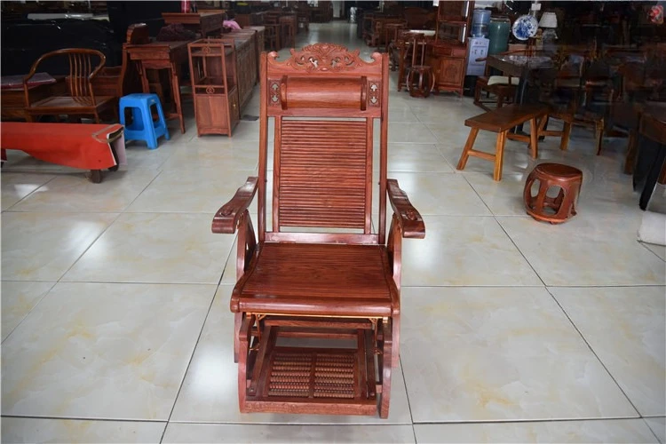 

Mahogany, furniture, Africa, rosewood Qing style, rocking chair, antique, recliner