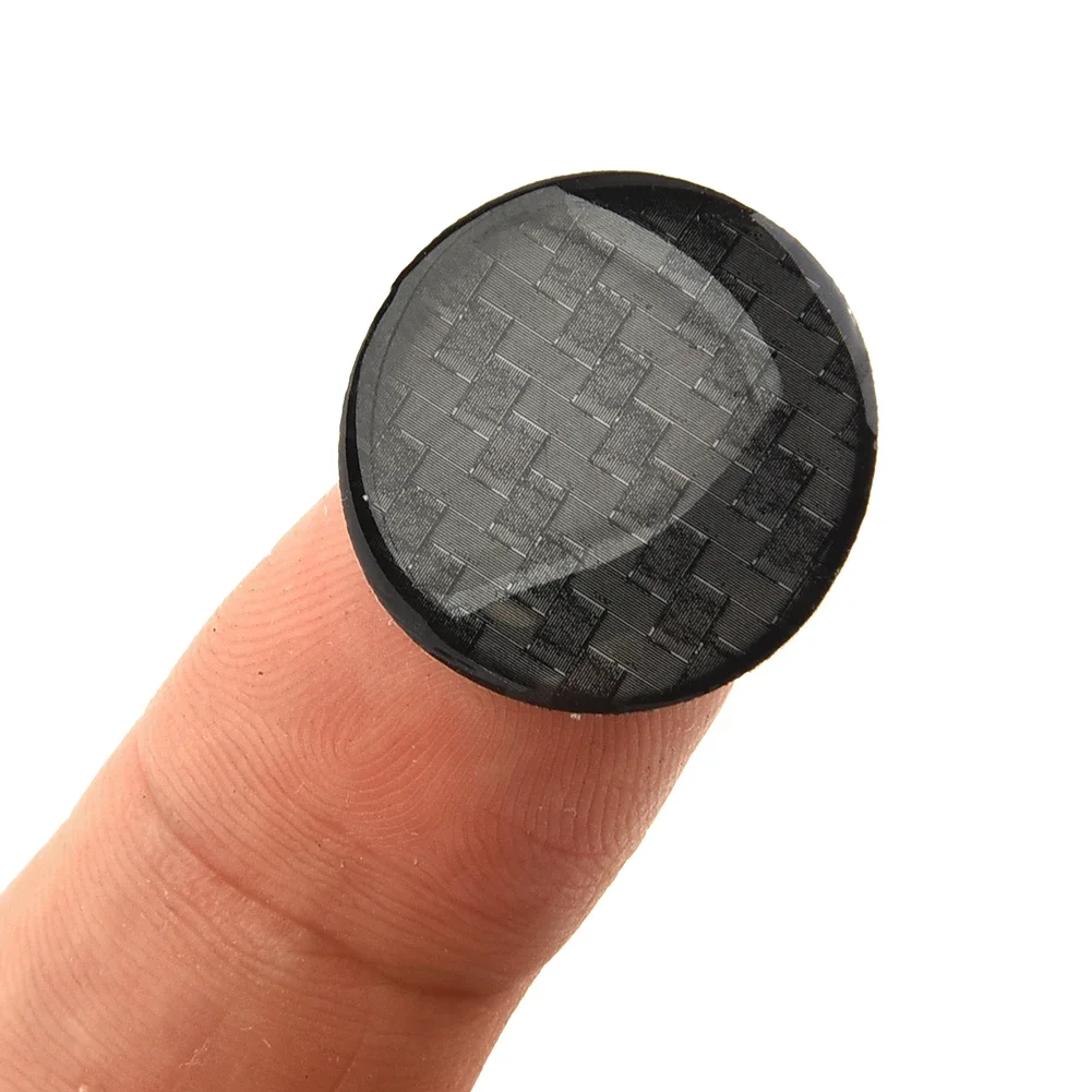 Auto Lock Keyhole Stickers For Car For Protection 4 Pack Featuring Carbon Fiber Style And Easy Alignment Design