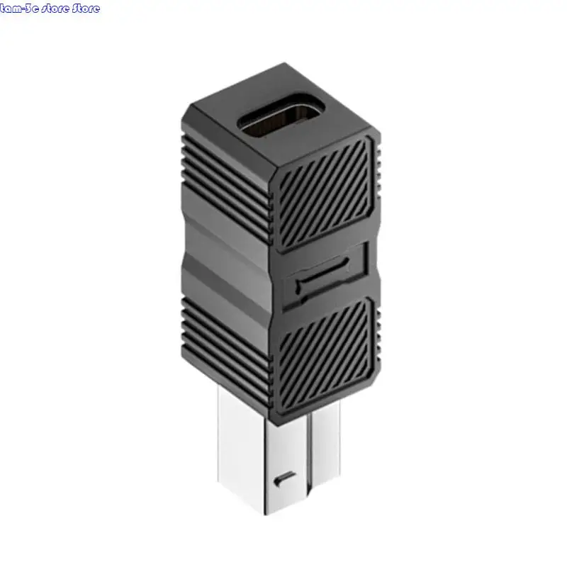 D0UA USB B 프린터 어댑터 USB B 수컷에서 USB 유형 C 암컷 컨버터 인쇄 어댑터