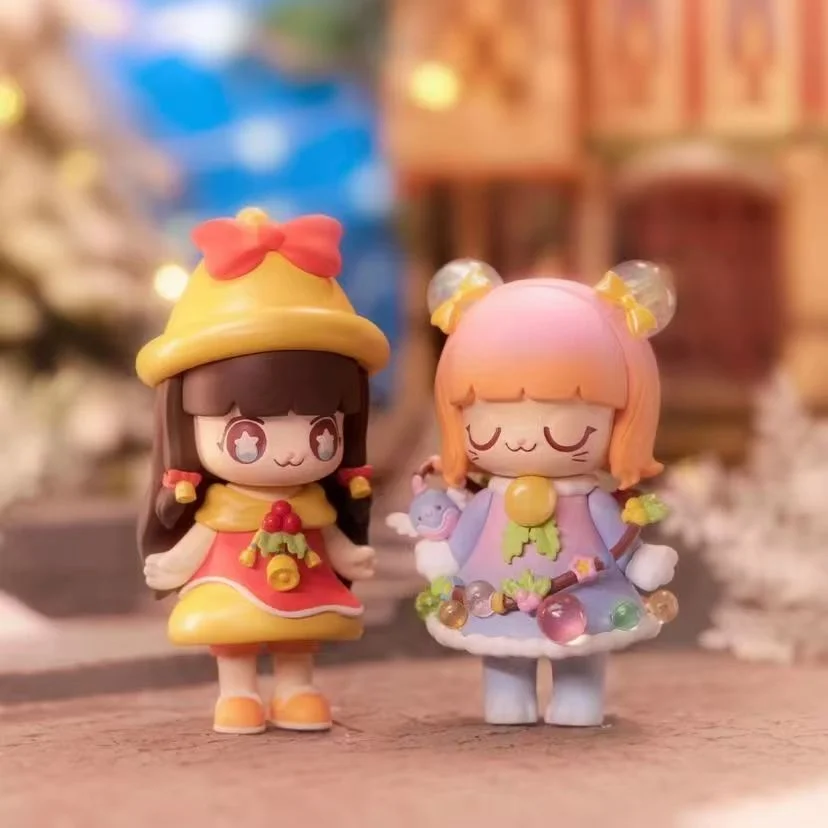 52 juguetes Kimmy & Miki Night Series Caja ciega Wishful Fashion Tema navideño Figura de juguete coleccionable Adorno para regalos de cumpleaños
