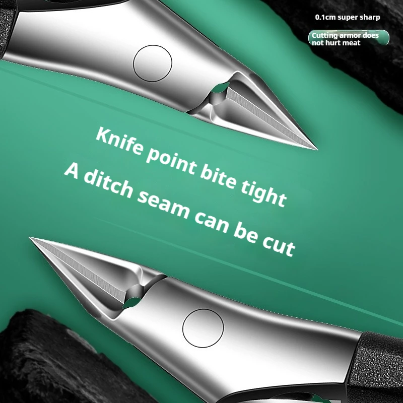 Exfoliating scissors Cuticle cutter Pedicure tool Nail clippers Nail clippers ingrown toenail foot correction pliers image 4
