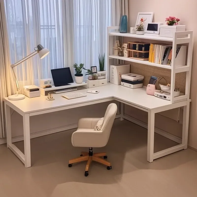 New Chinese Style Large Computer Desk Home E-sports Table and Chairs Set Bedroom Corner Workstation for Students