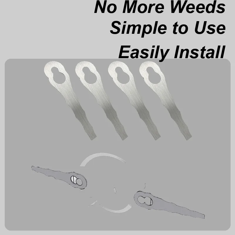 2/4 шт. сменные лезвия из нержавеющей стали, запасные для триммера PolyCut 2-2, аксессуар для газонокосилки для косилок PolyCut 2-2