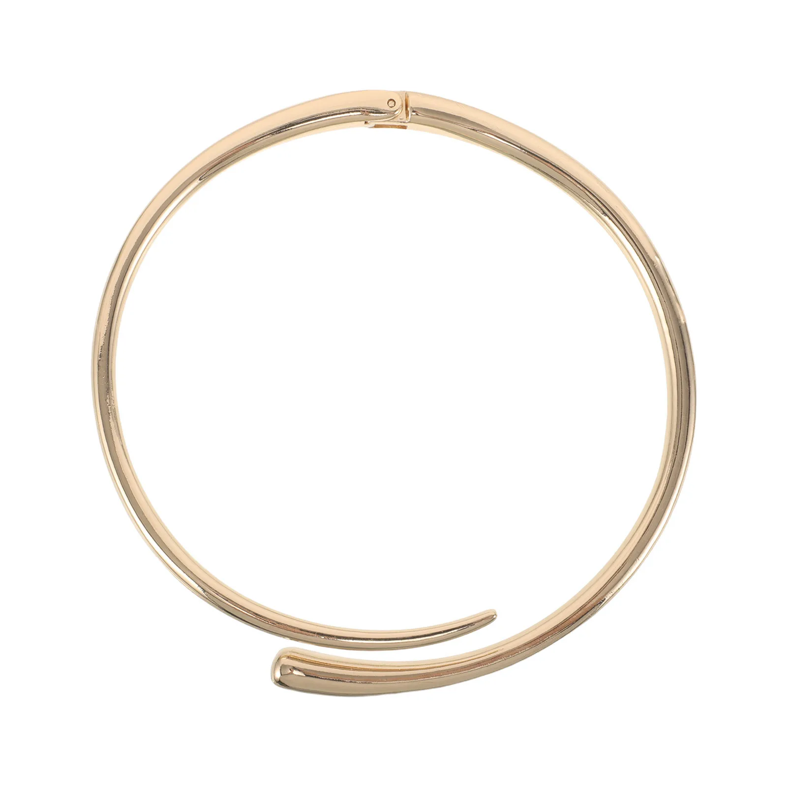 

Metal Open Collar Necklace For Women Adjustable Geometric Circle Choker Punk Style Statement Cuff Jewelry Minimalist