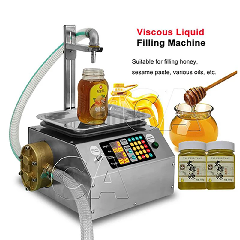 

Fully Automatic Dispensing Filling Machine Flow Weighing Type Sesame Sauce Honey Edible Oil Glue Viscous Liquid Filling Device