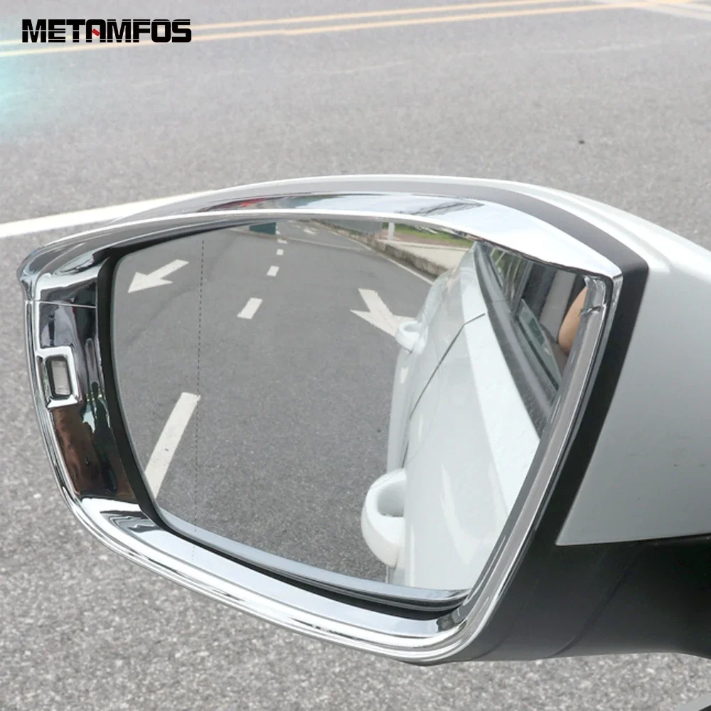 Accessories For Volkswagen VW T-cross Tcross 2019 2020 2021 2022 2023 Chrome Rearview Mirror Visor Sun Shade Rain Guard Shield