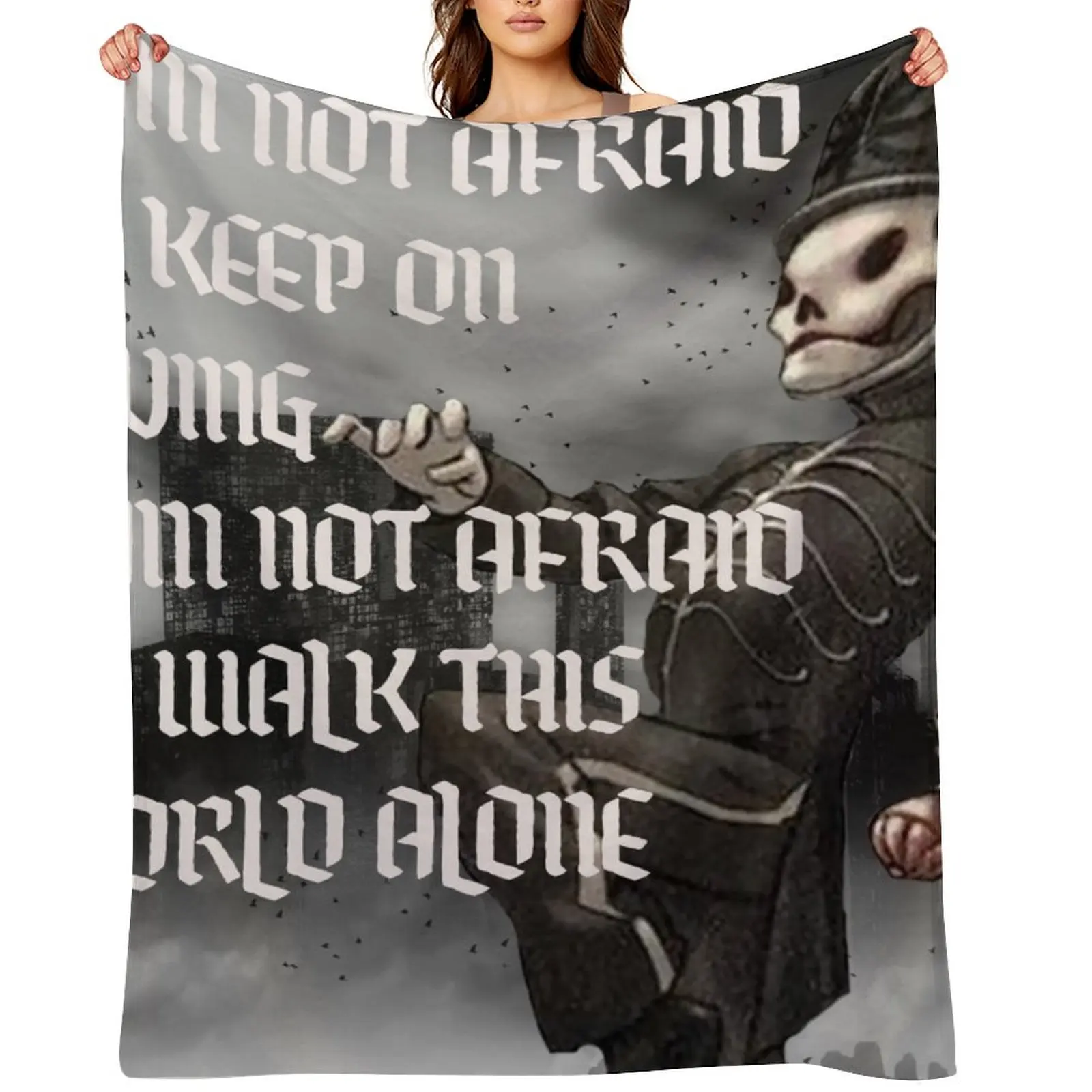 

I am not afraid to keep on living Throw Blanket Decorative Throw Softest christmas gifts Kid'S Blankets