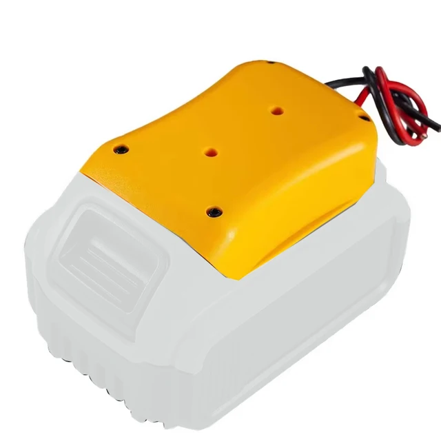Adapter koła zasilającego do Dewalt 18V 20V akumulator litowo-jonowy stacja dokująca złącze zasilania przewody 12 Gauge DIY złącze konwertera akumulatora