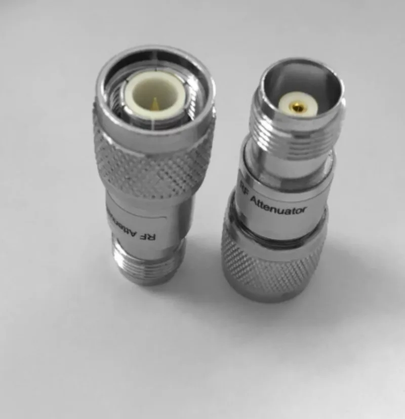 TNC Coaxial Fixed Attenuator DC-3GHz / 6GHz 2W Power, 1-30dB Attenuation Value