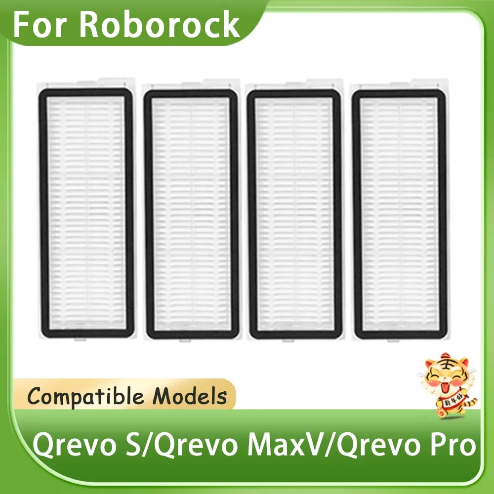 HEPA Filter For Roborock Qrevo S/Qrevo MaxV/Qrevo Pro Robot Vacuum Cleaner Strainer Replacement Spare Parts Filters Accessories