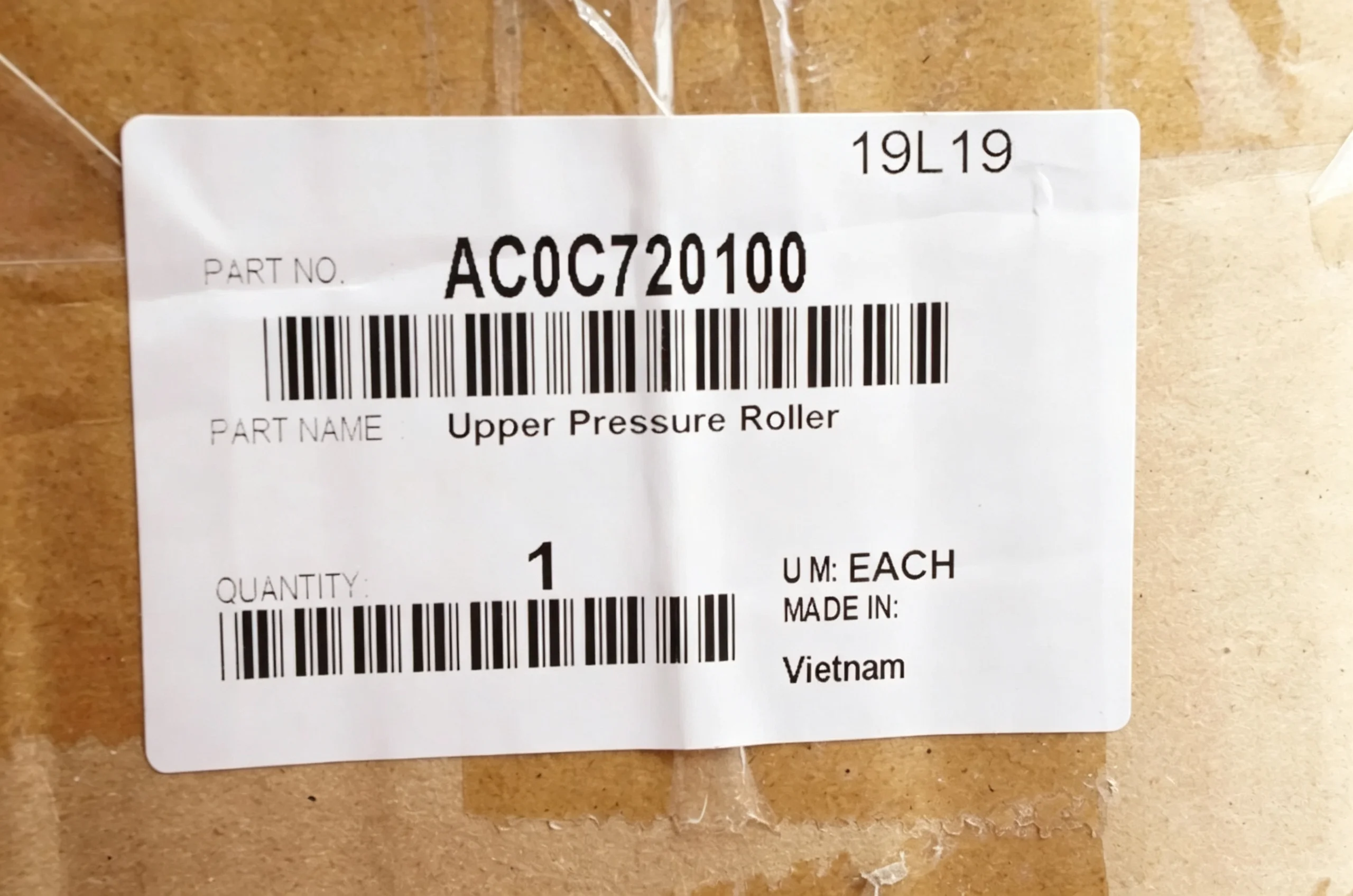 AC0C720100 Genuine Original Upper Pressure Roller for Konica Minolta C12000 C14000