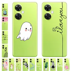 For OnePlus Nord CE 3 Lite 5G Phone Case Cover Transparent Soft TPU silicon Cover For OnePlus Nord CE3 Lite Case Lovely Funda