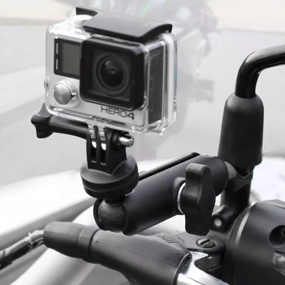 Bicycle Holder Bracket For Action Camera /Video Recorder Bike Handlebar Mount 360 Rotating Anti-shock Motorcycle Camera Holder