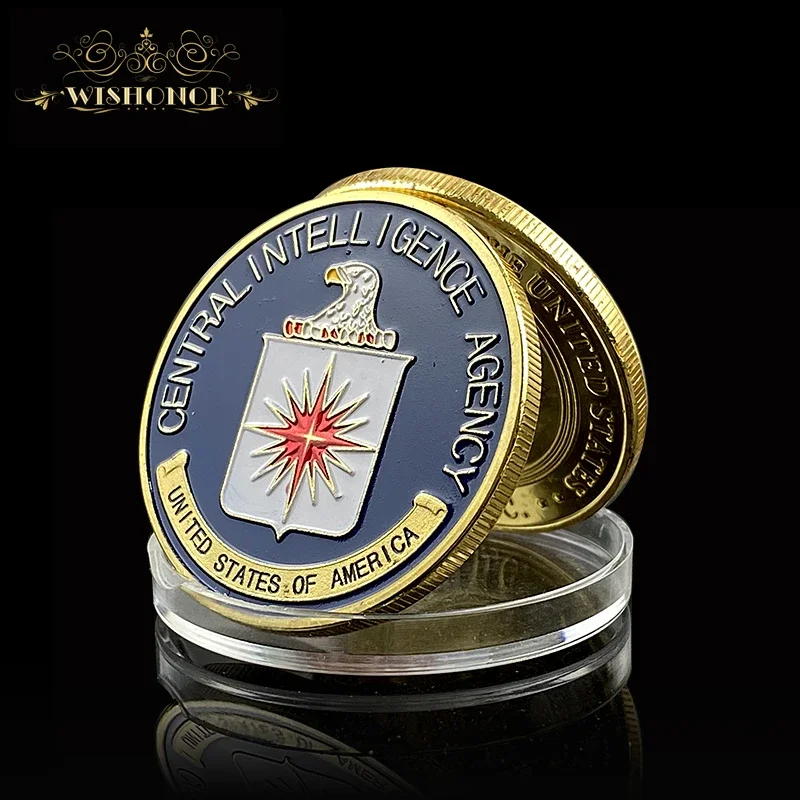 Nice Challenge Coin US National Security Agency Commemorative Coin Fancy Normal NSA Gold Plated Coin For Collection