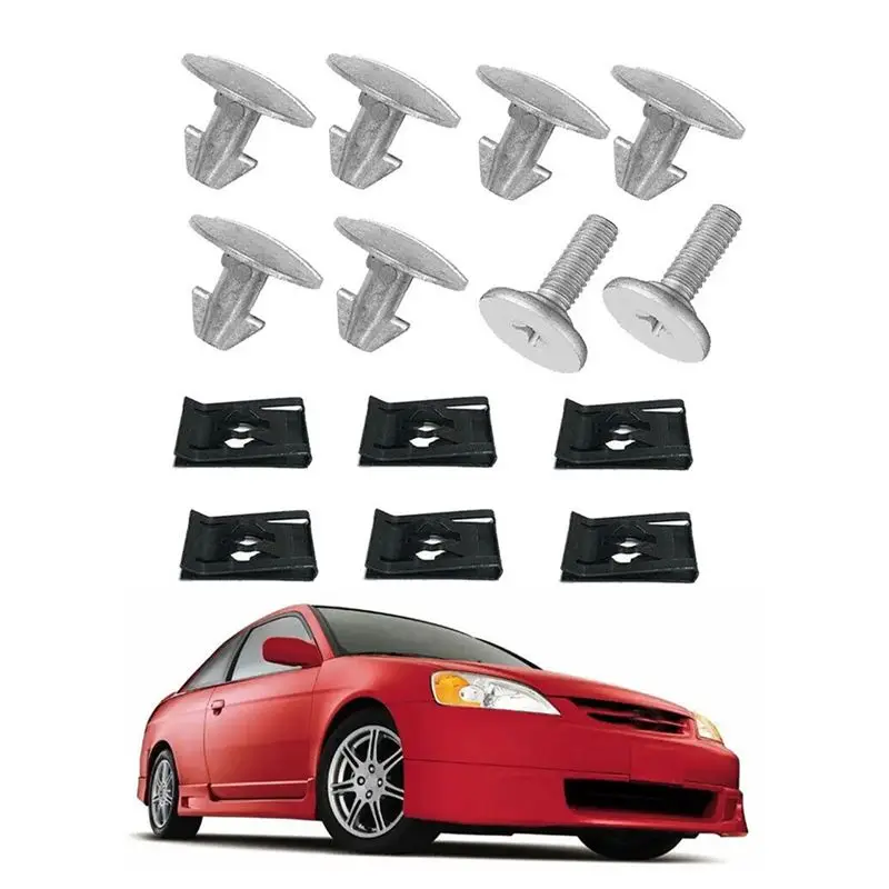 Compatible 14Pc Lower Engine Cover Pin Screw, Splash Shield Hardware Screw and Access Clip,for Accord 90674-TY2-A01