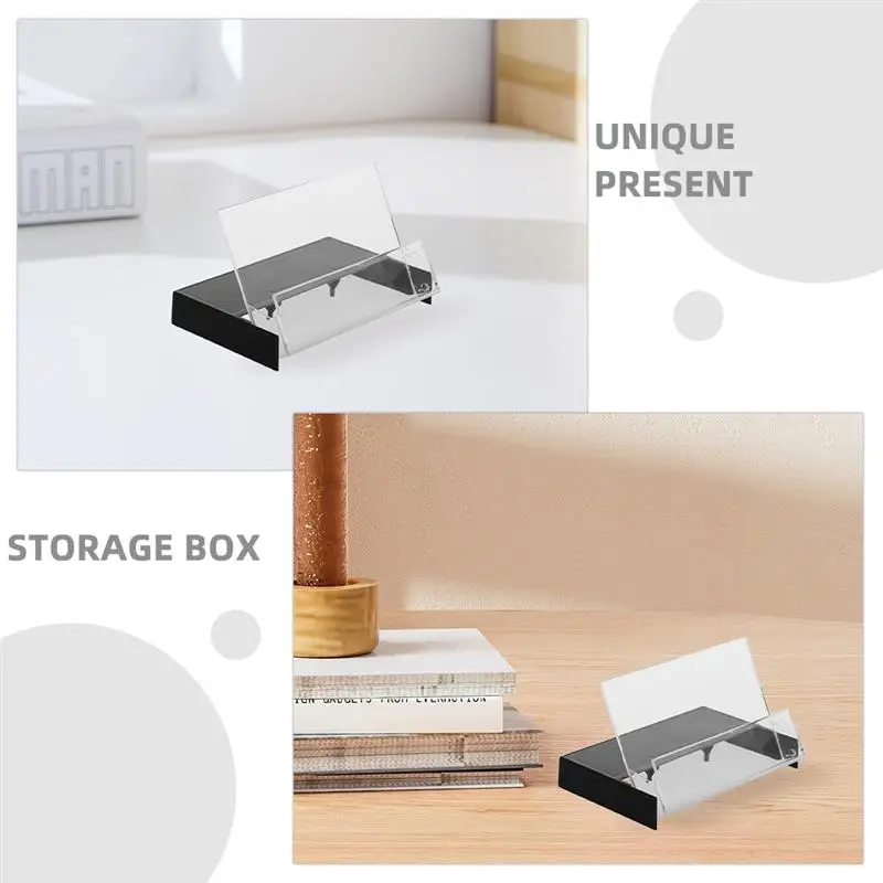 5pcs Tape Storage Box Transparency Cassette Tape Storage Box Plastic Audio Cassette Holder Recording Cassette Protection Cases
