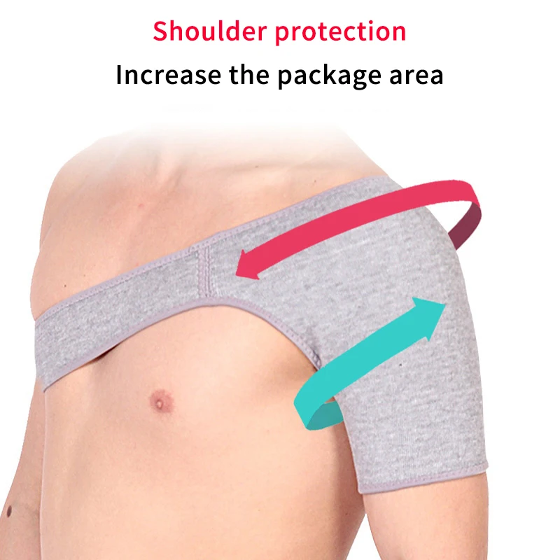 Elastic Warm Shoulder Brace Compression Sleeve Wrap Women Men Rotator Cuff Brace Shoulder Tear Pain Relief Shoulder Wrap