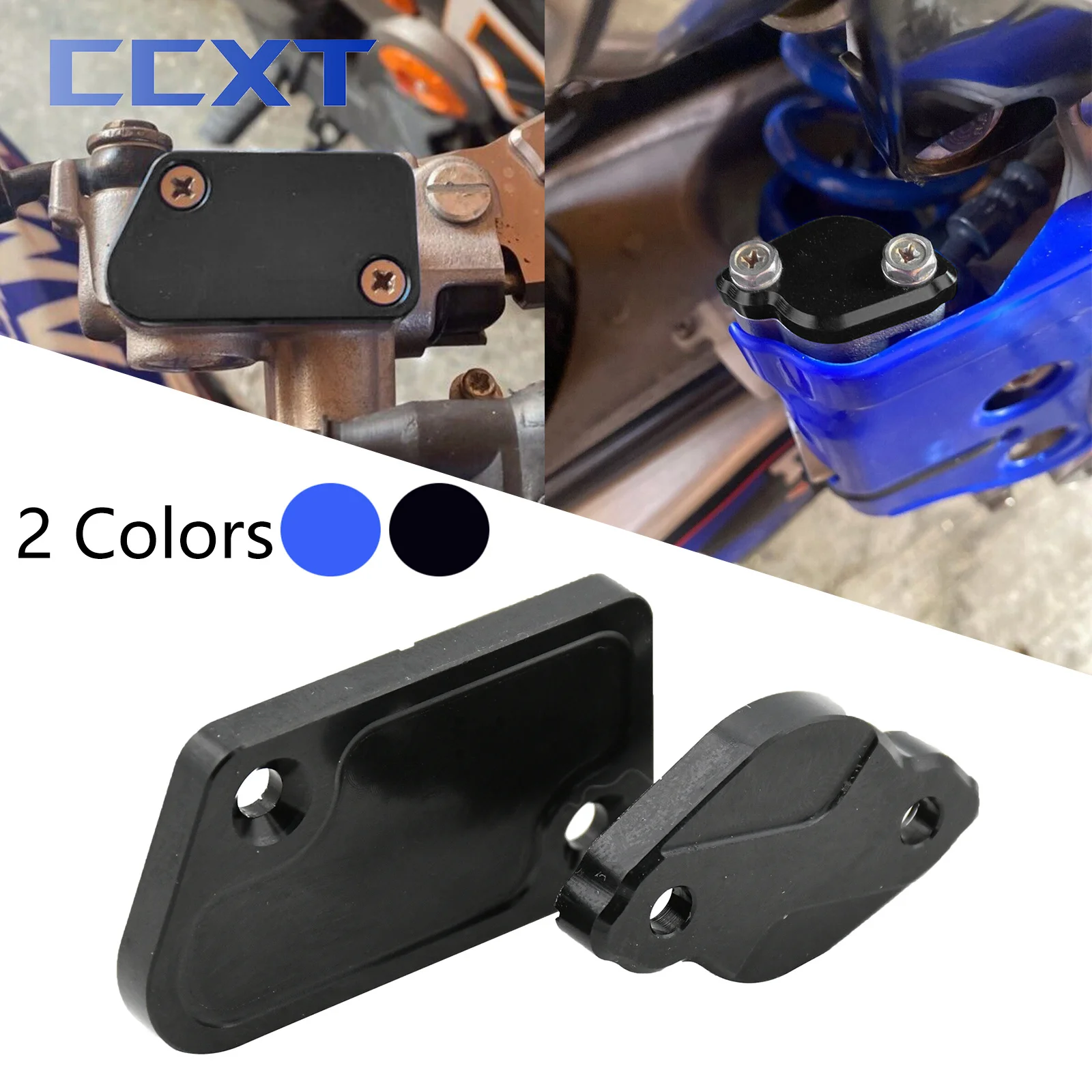 Motorcycle Fluid Cylinde Cap Front Rear Brake Reservoir Cover For Yamaha YZ 125 250 250F 450F YZ250FX 2008-2021 Motocross Parts