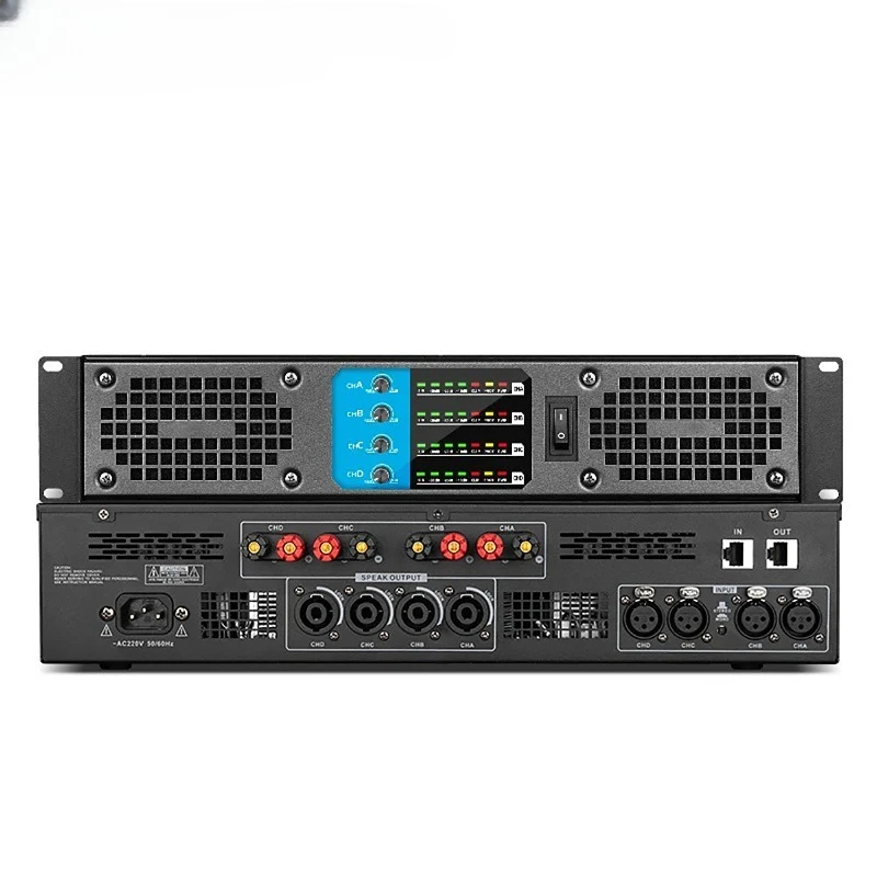 

Multi-channel pure post-stage high-power power amplifier performance stage conference sound god-level digital power amplifier