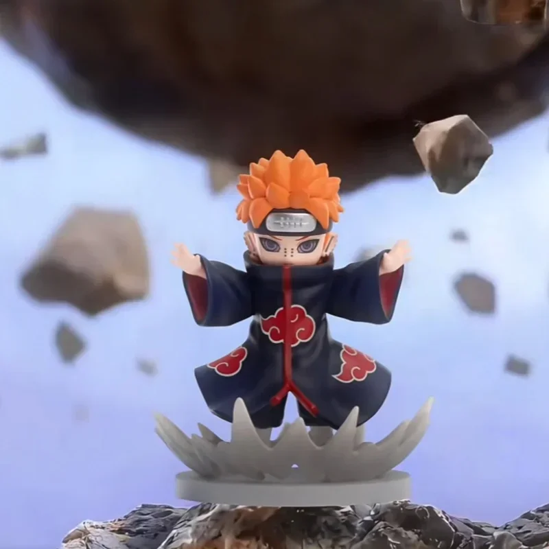 POP MART ナルト-疾風伝 暁の章シリーズ ブラインドボックス - かわいいアニメフィギュア装飾品ギフトオリジナルおもちゃ人形コレクタブル