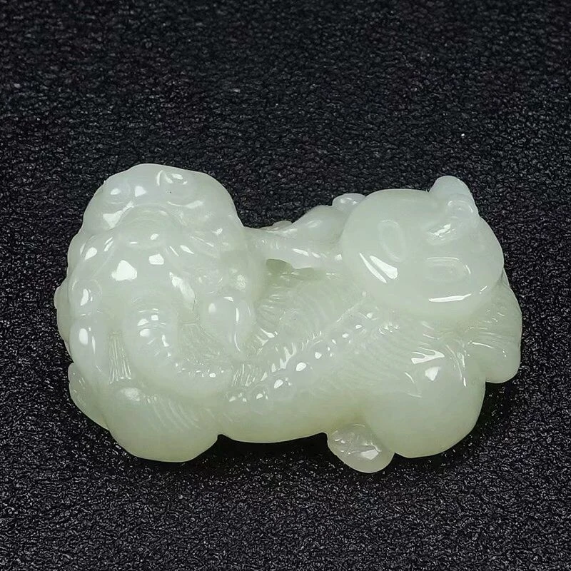 Hetian Jade Pixiu Pendant for Men and Women, Jade Necklace, Pixiu Couple Pendant, Tyrant Pixiu Pendant, Jade Ornament