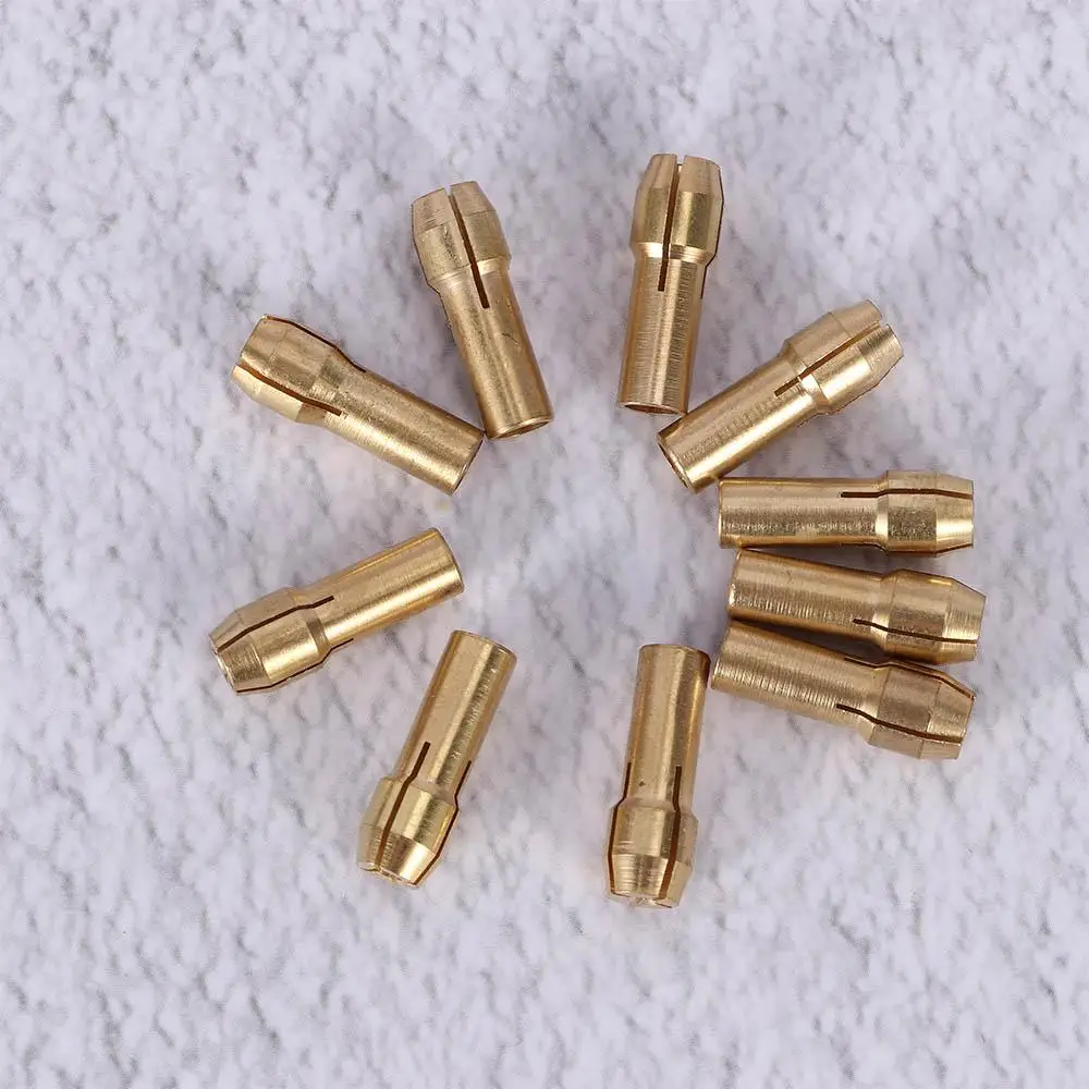 0.5-3.2mm Dremel Brass Micro Collet Adapter Mini Drill Chucks for Power Rotary Tool