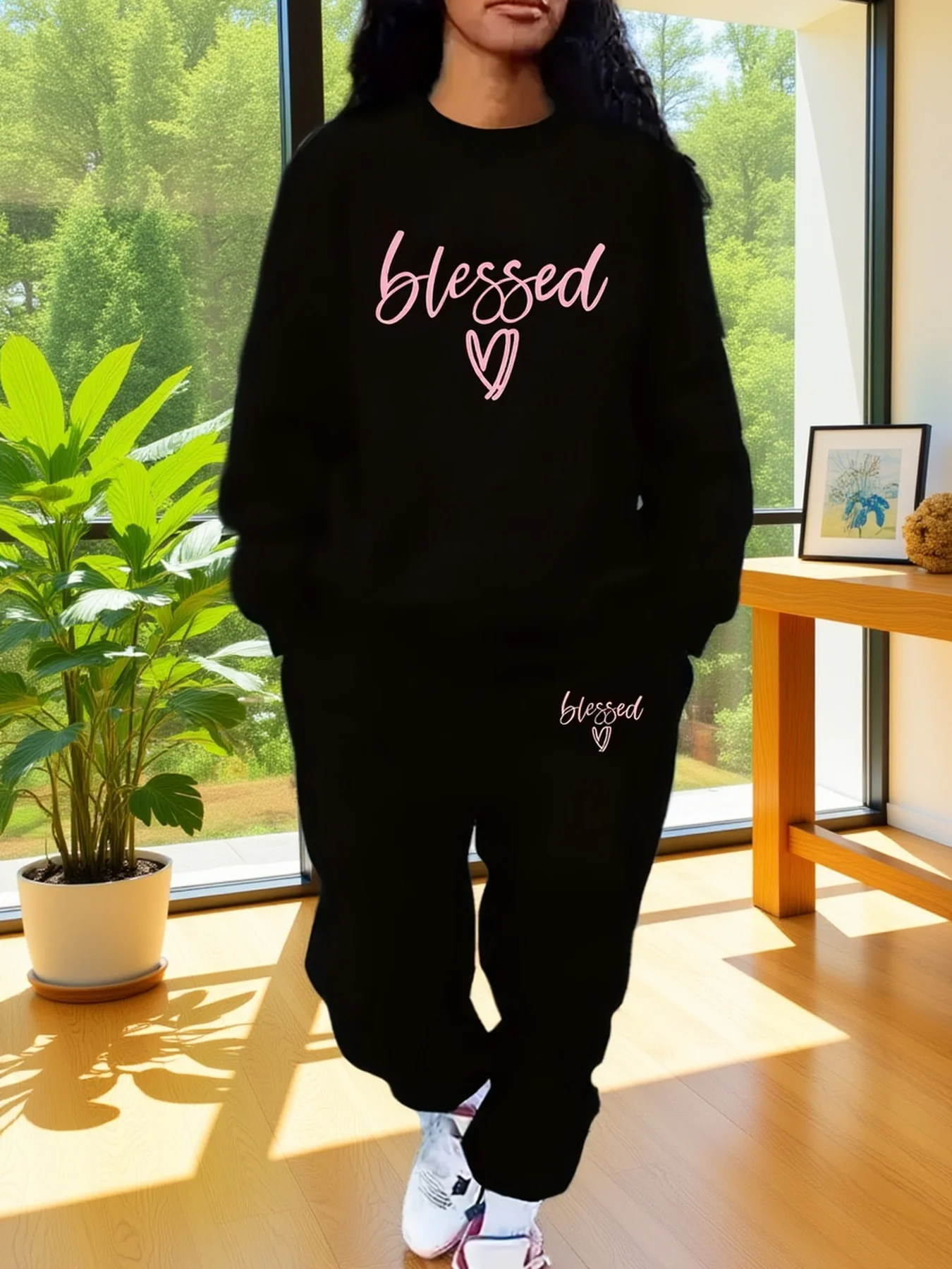 Warm Winter Clothing - Women's Hoodie+Sports Pants Set Hip Hop