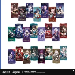 Sunsyea Honkai Star Rail Official Merch miHoYo Original Authentic Theme Series Laser Cards Robin Black Swan Argenti Ruan Mei