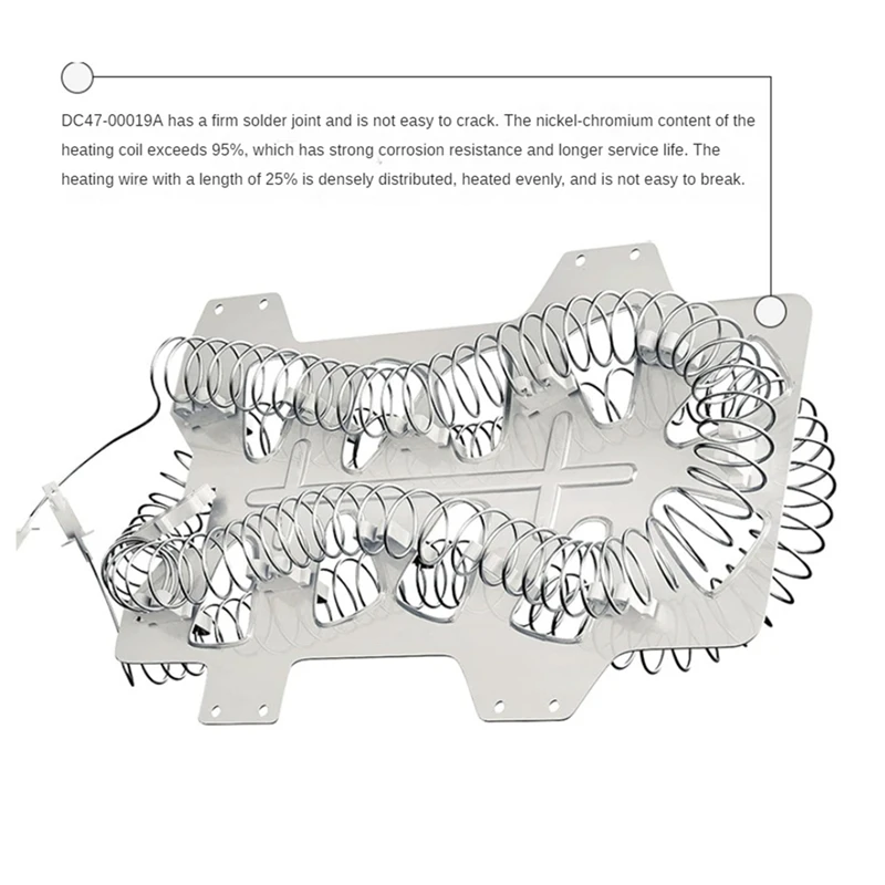 DC47-00019A Dryer Heating Elements Kit For Samsung For LG, Maytag, Kenmore Dryers DC96-00887A+DC47-00016A+DC47-00018A