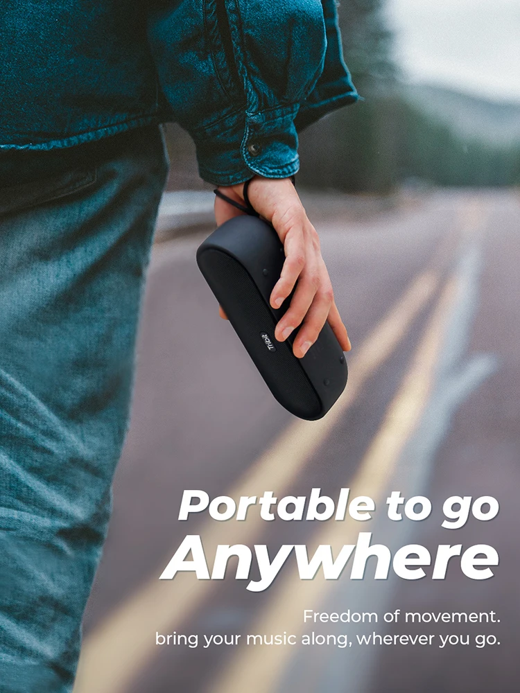 Altoparlante Bluetooth Wireless portatile Tribit MaxSound Plus altoparlante Bluetooth impermeabile IPX7 24 ore di riproduzione per feste, campeggio