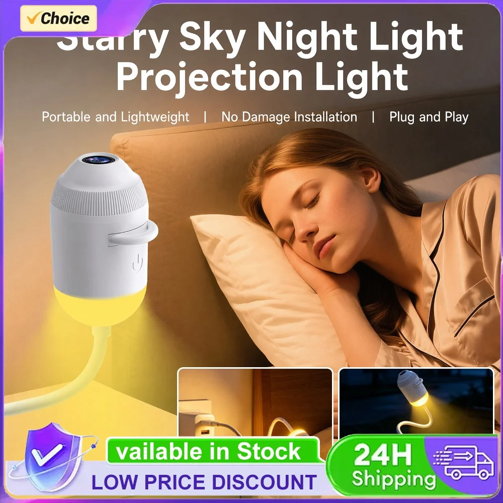 HD 2-in-1 Galaxy Star Projector Plug and Play Starry Sky Projectors Lamp Smart Night Light Projector for Kids Bedroom Room Decor