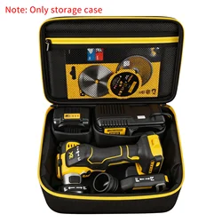 EVA Hard Shell Storage Case for 20V Max Cut Off Tool 3 in 1 Brushless, Portable Carrying Bag for Charger, Batteries and Cutting