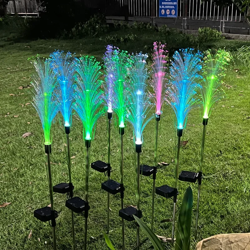 7 Color Solar Automatic Color-changing Setaria Light Breathing Gradient Light Garden Approach Lawn Garden Landscape Light