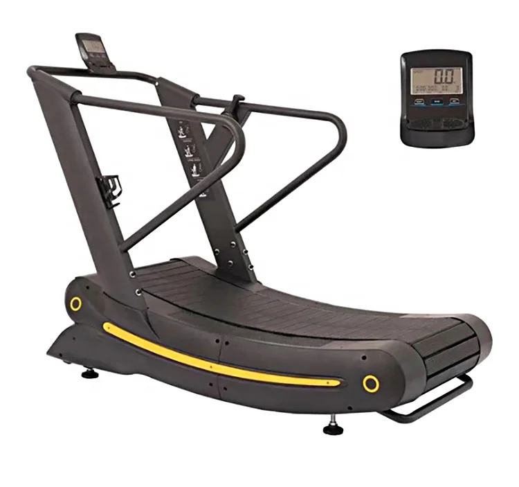 Commercial Fitness Non- Motorized Curved Treadmill Unpowered Treadmill Supports Wholesale